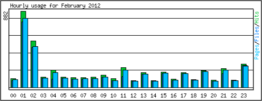 Hourly usage