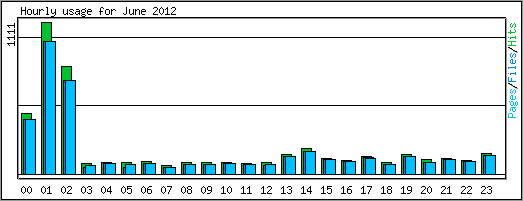 Hourly usage