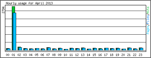 Hourly usage