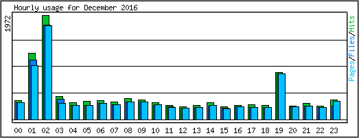 Hourly usage